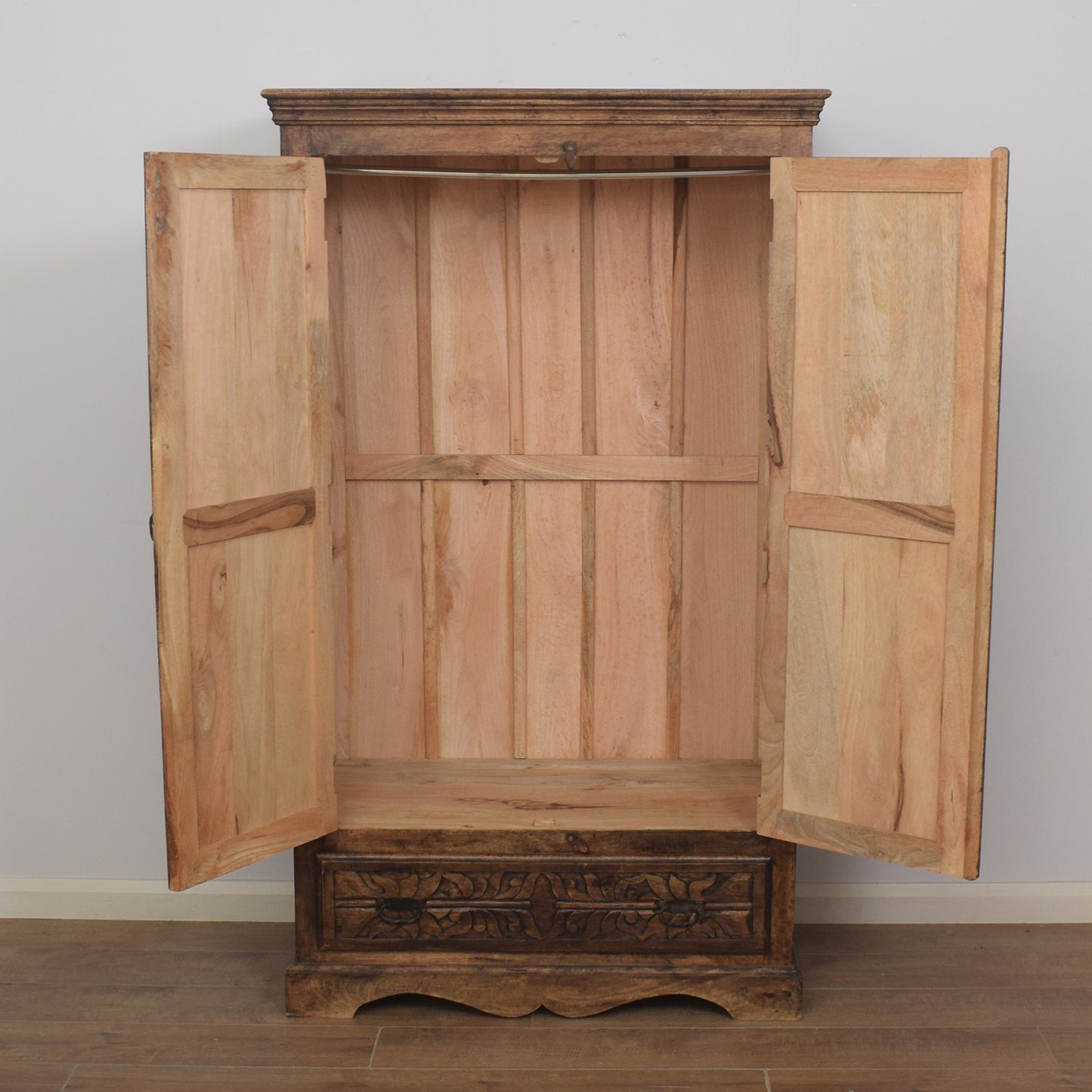Carved Mango Wardrobe