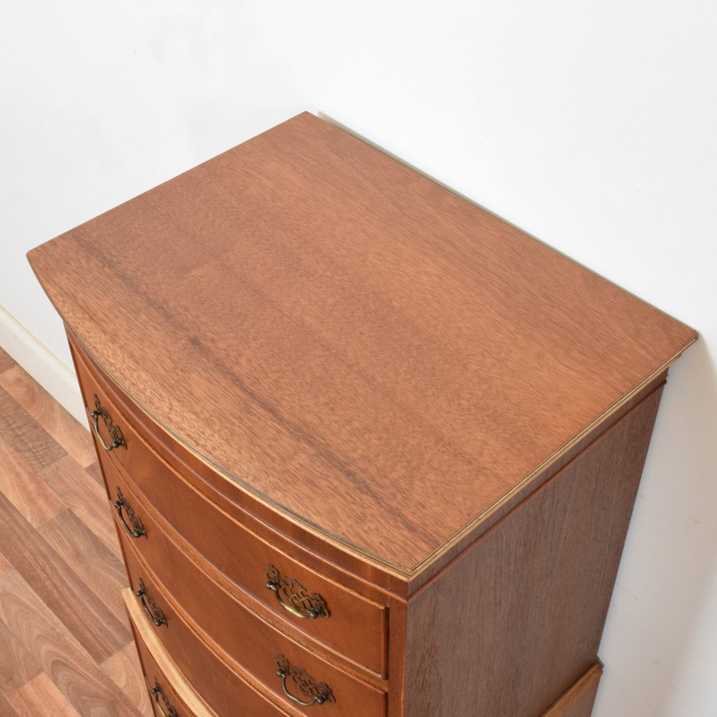 Flamed Mahogany Chest of Drawers