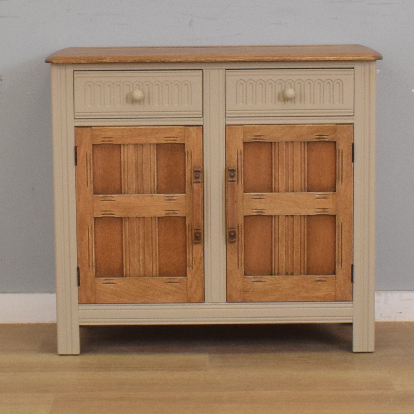 Small Painted Oak Sideboard