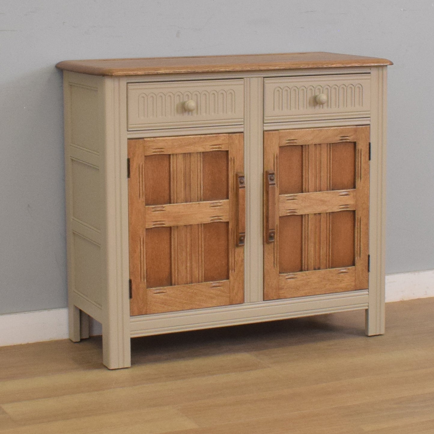 Small Painted Oak Sideboard