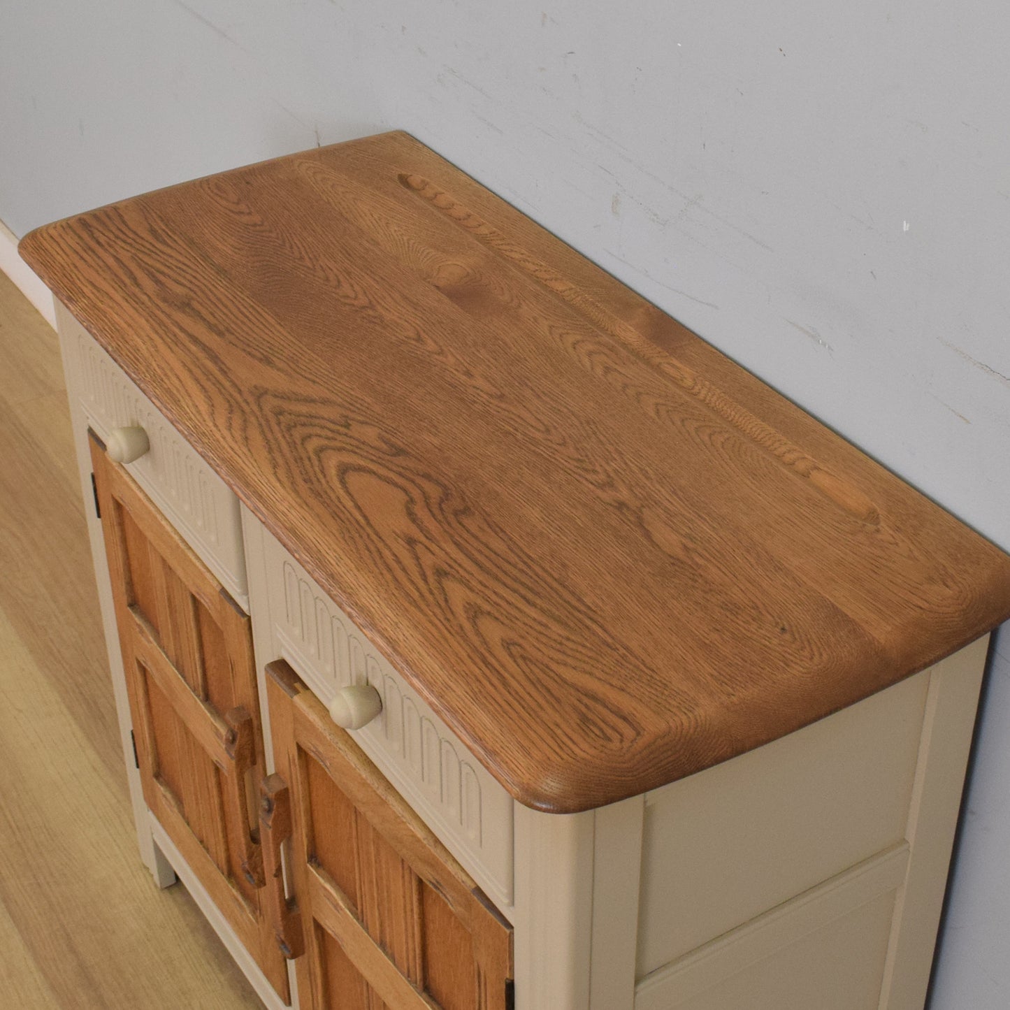 Small Painted Oak Sideboard