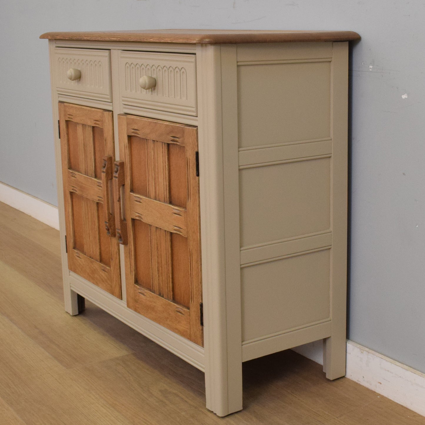 Small Painted Oak Sideboard