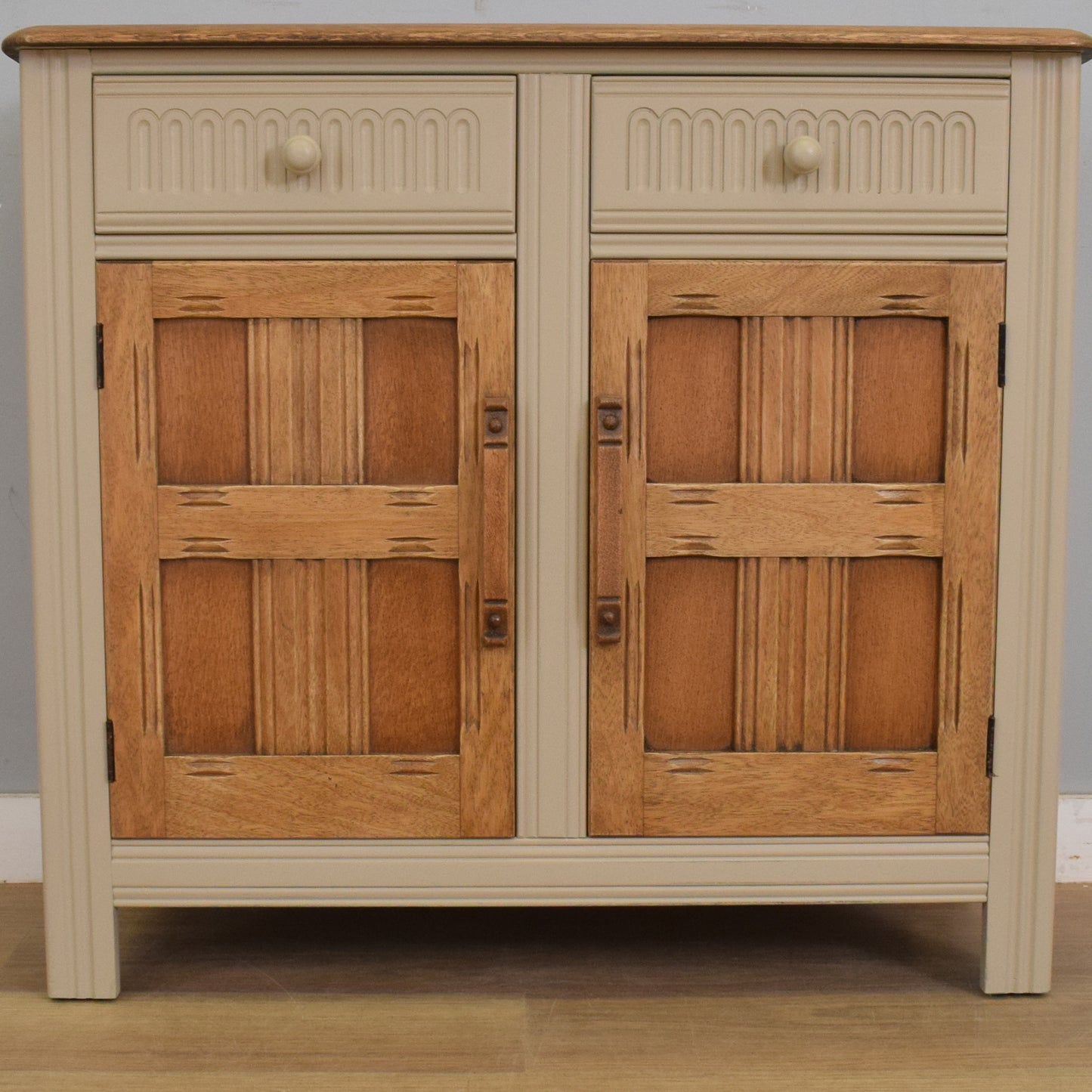 Small Painted Oak Sideboard