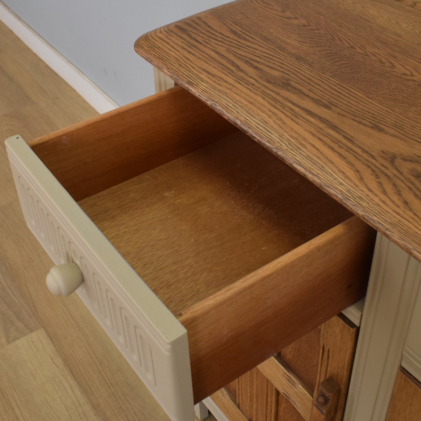 Small Painted Oak Sideboard