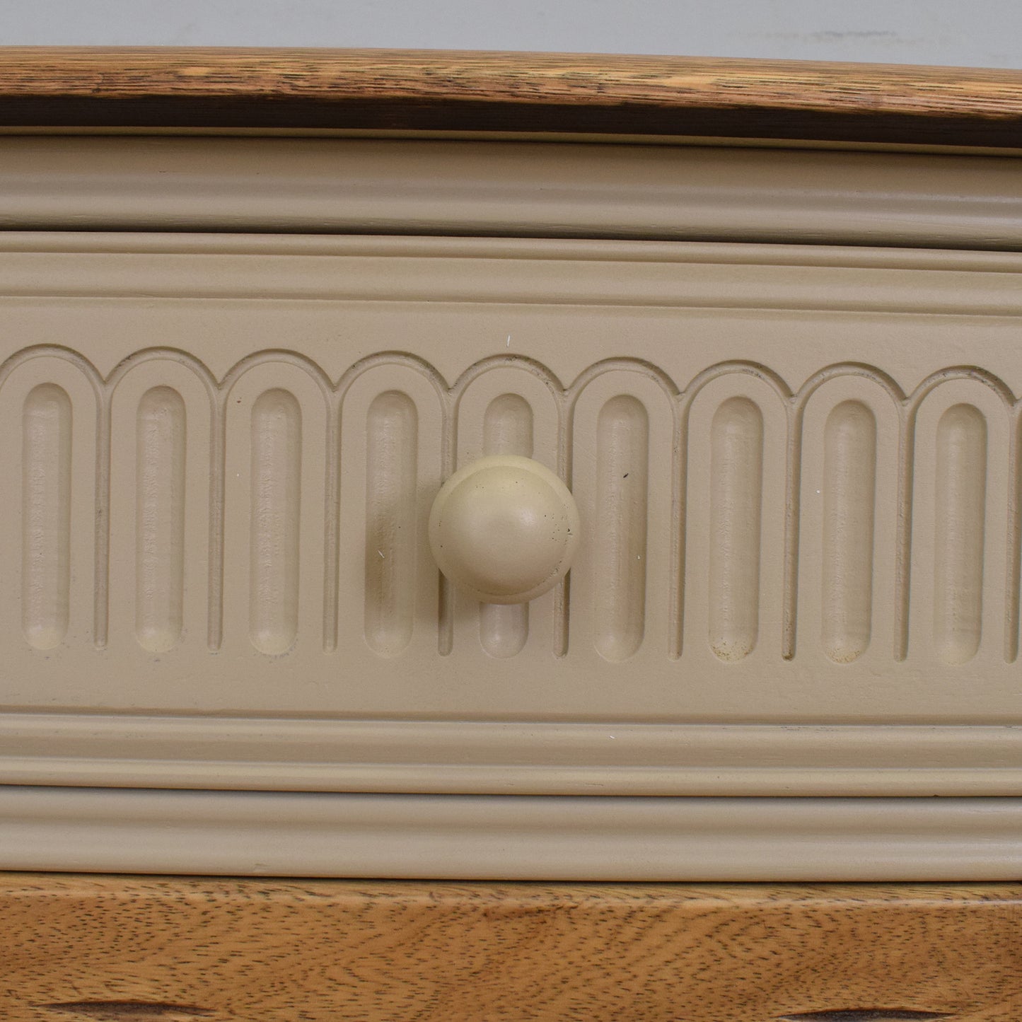 Small Painted Oak Sideboard