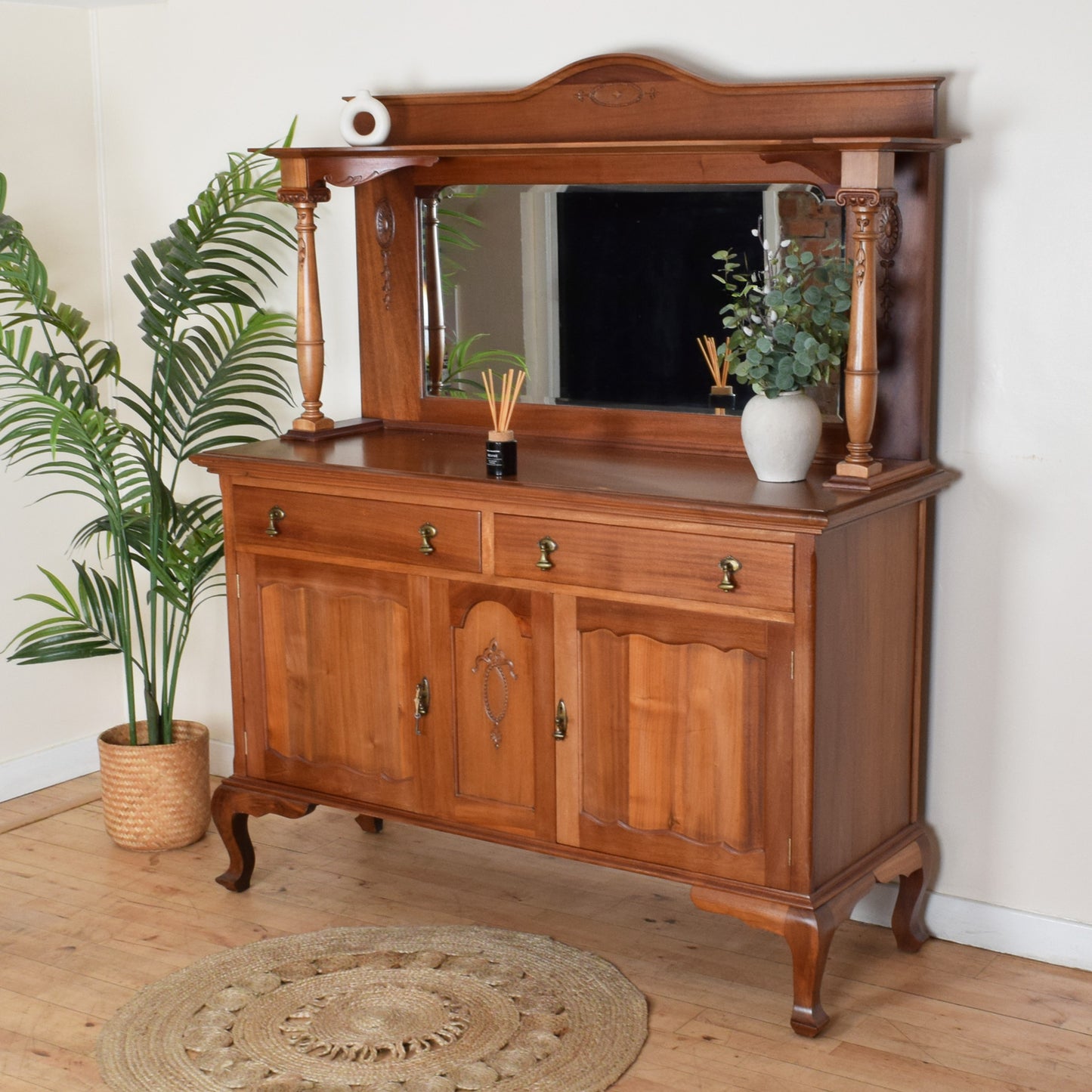 Mirrored Victorian Sideboard