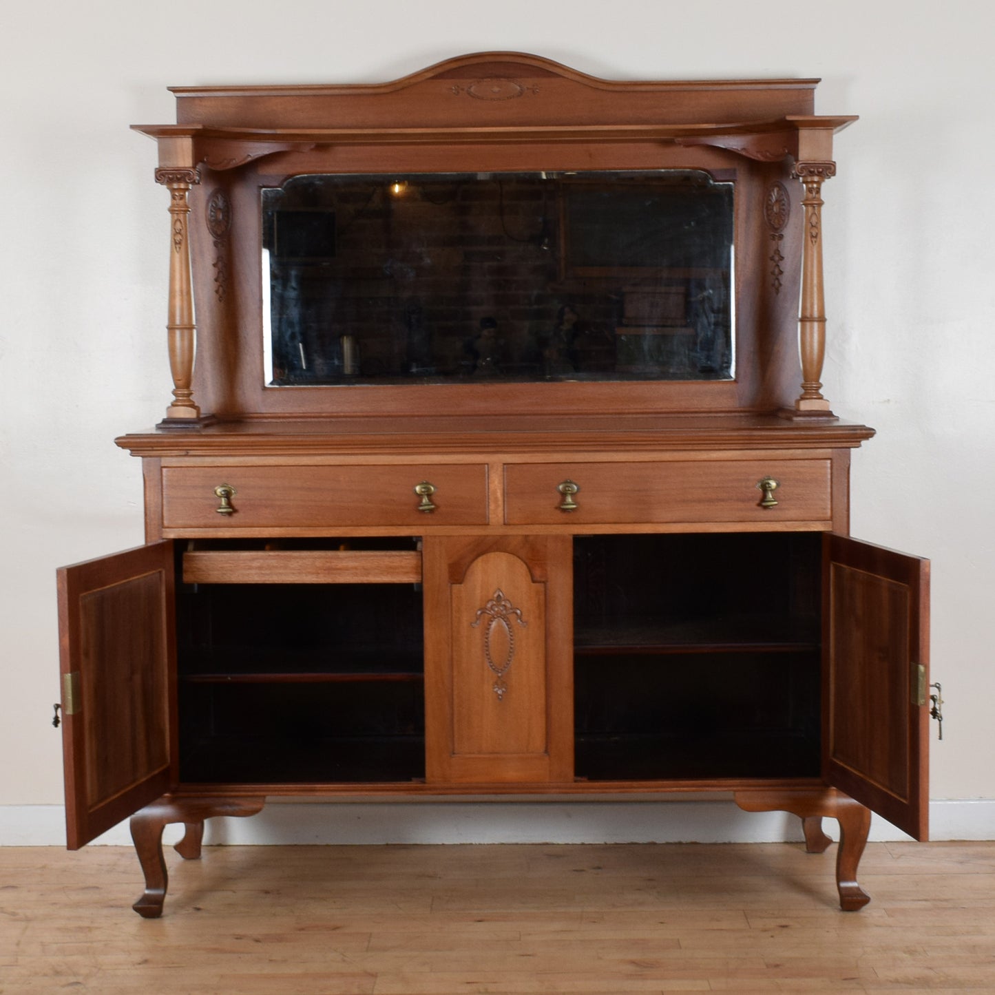 Mirrored Victorian Sideboard