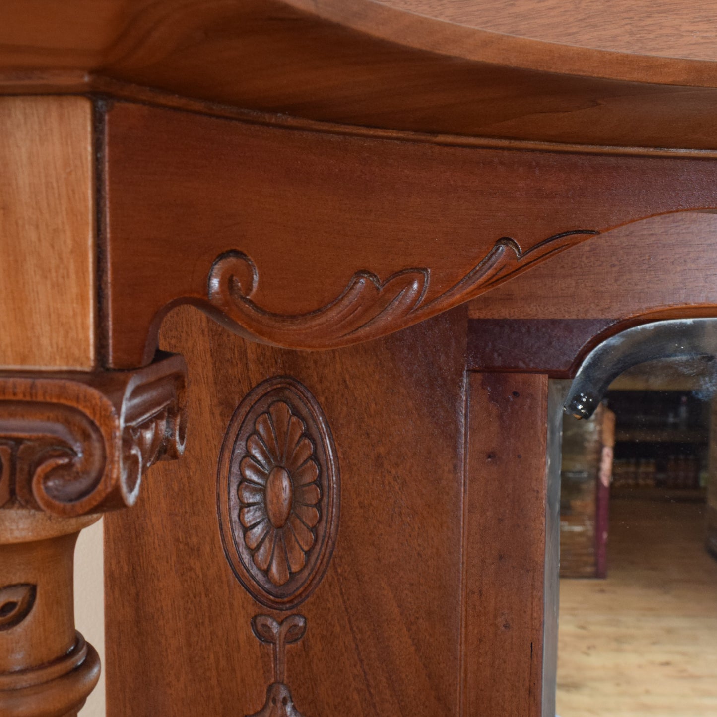 Mirrored Victorian Sideboard