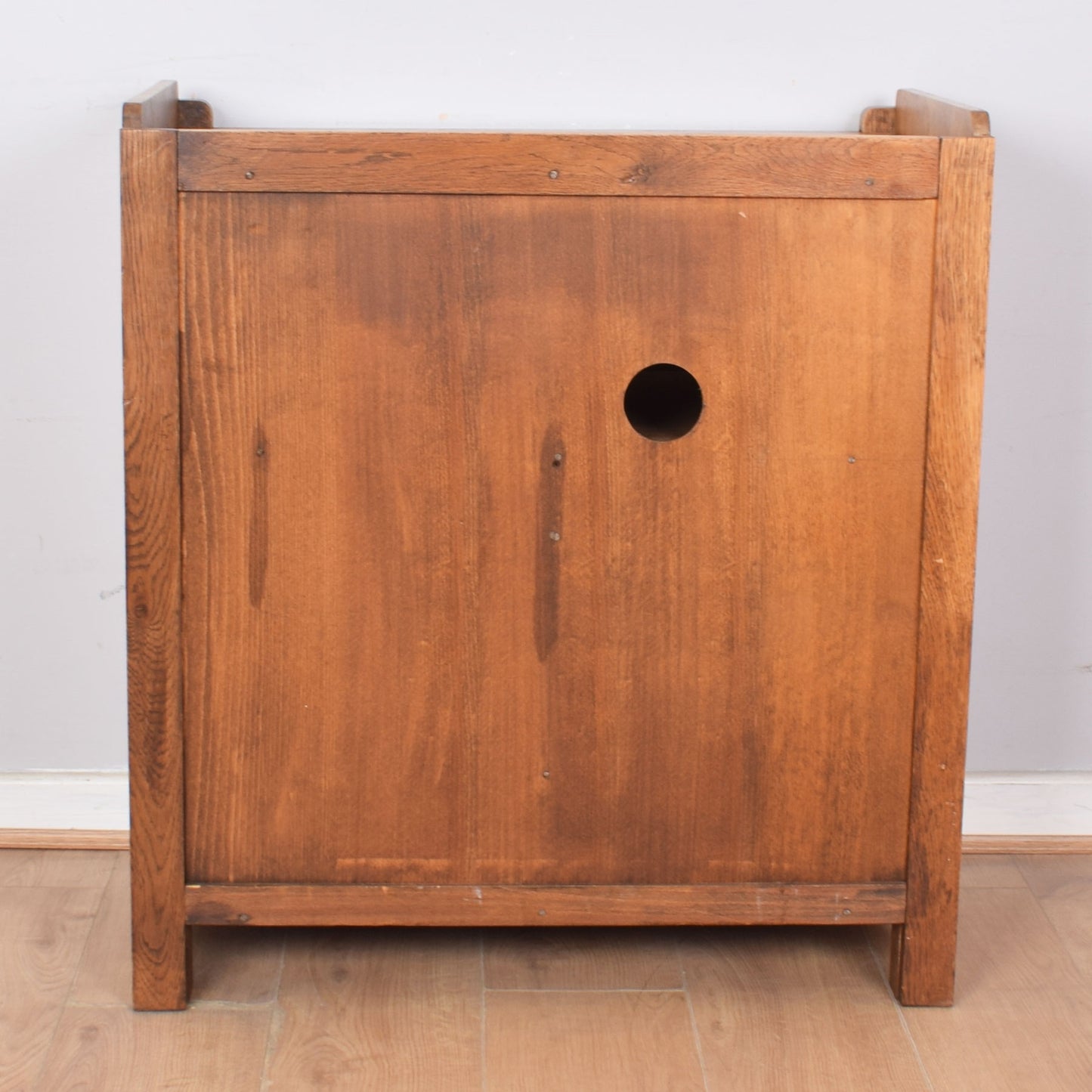 Oak Linenfold TV Cabinet