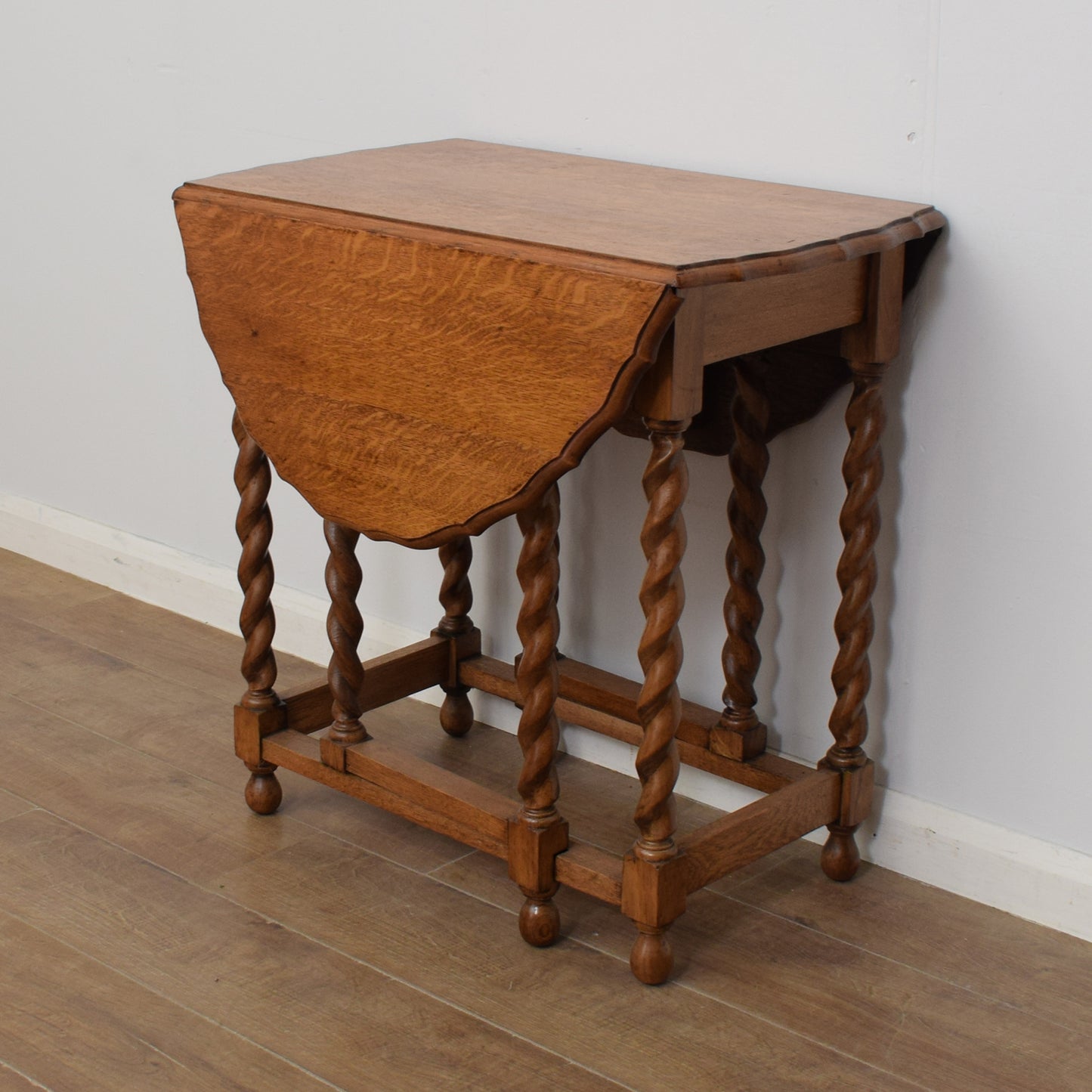 Barley Twist Drop Leaf Table