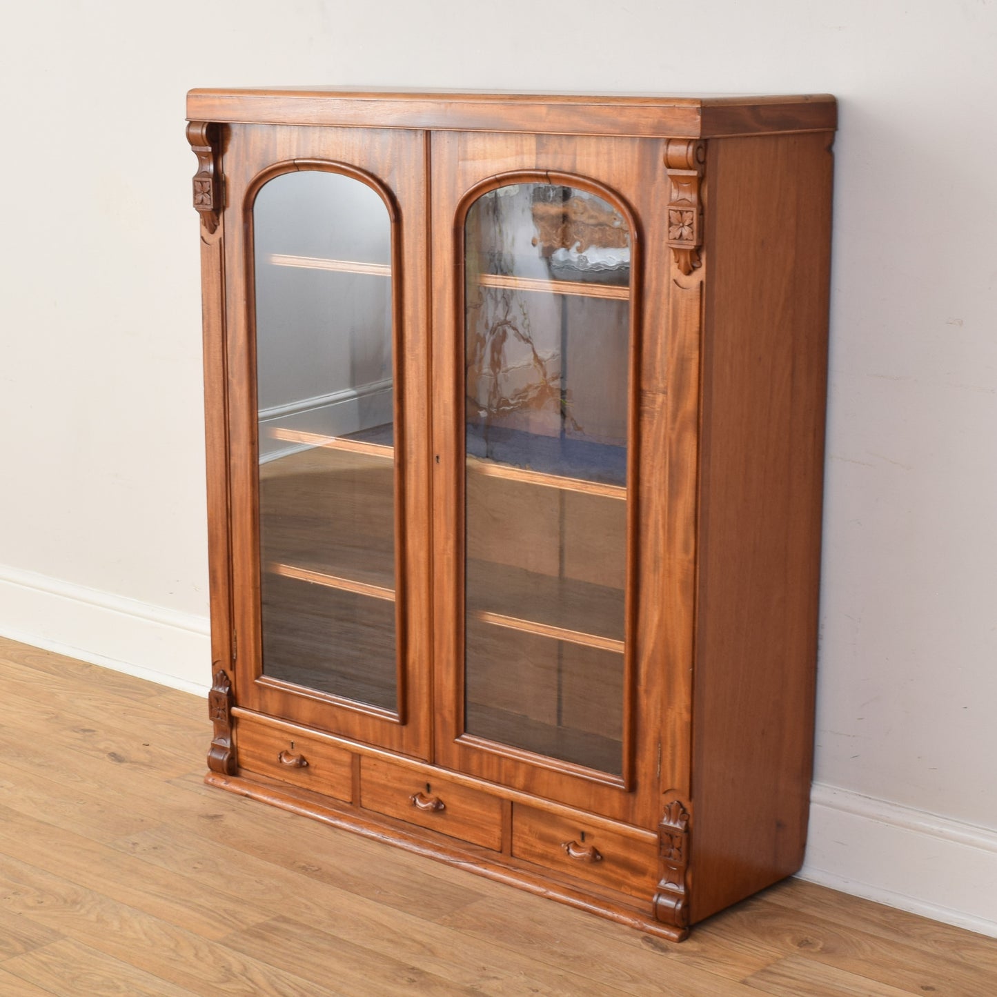 Mahogany Glazed Cabinet