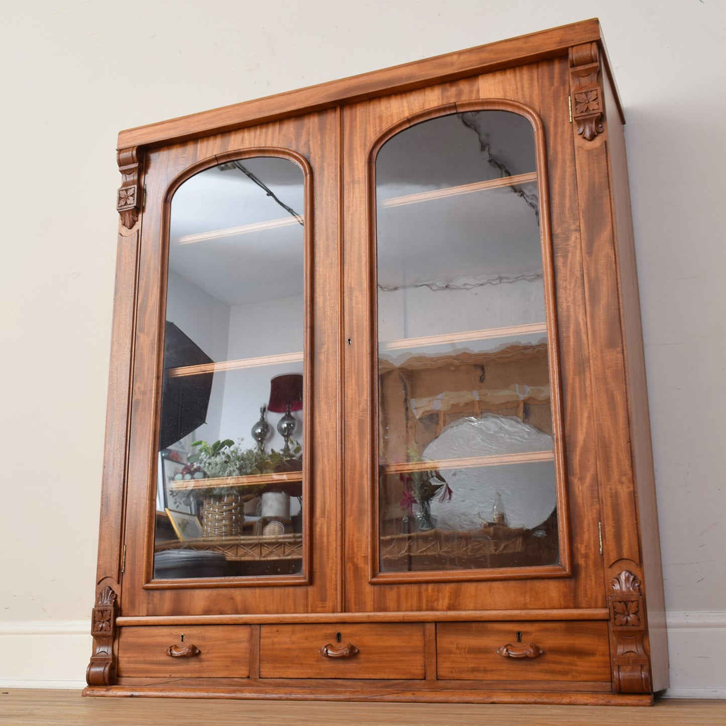 Mahogany Glazed Cabinet