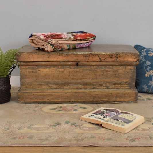 Rustic Pine Storage Box