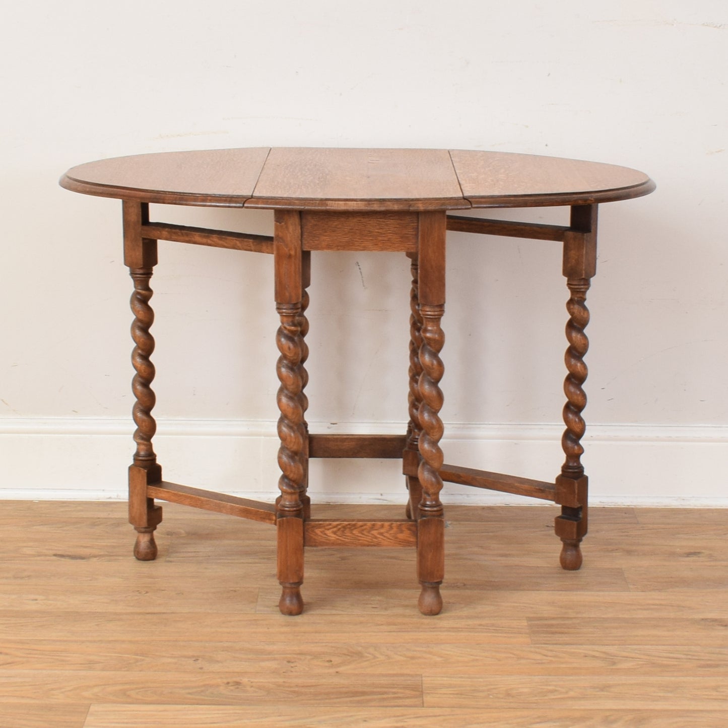 Barley Twist Drop Leaf Table