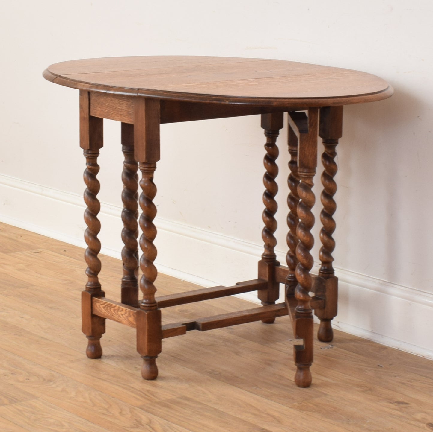Barley Twist Drop Leaf Table
