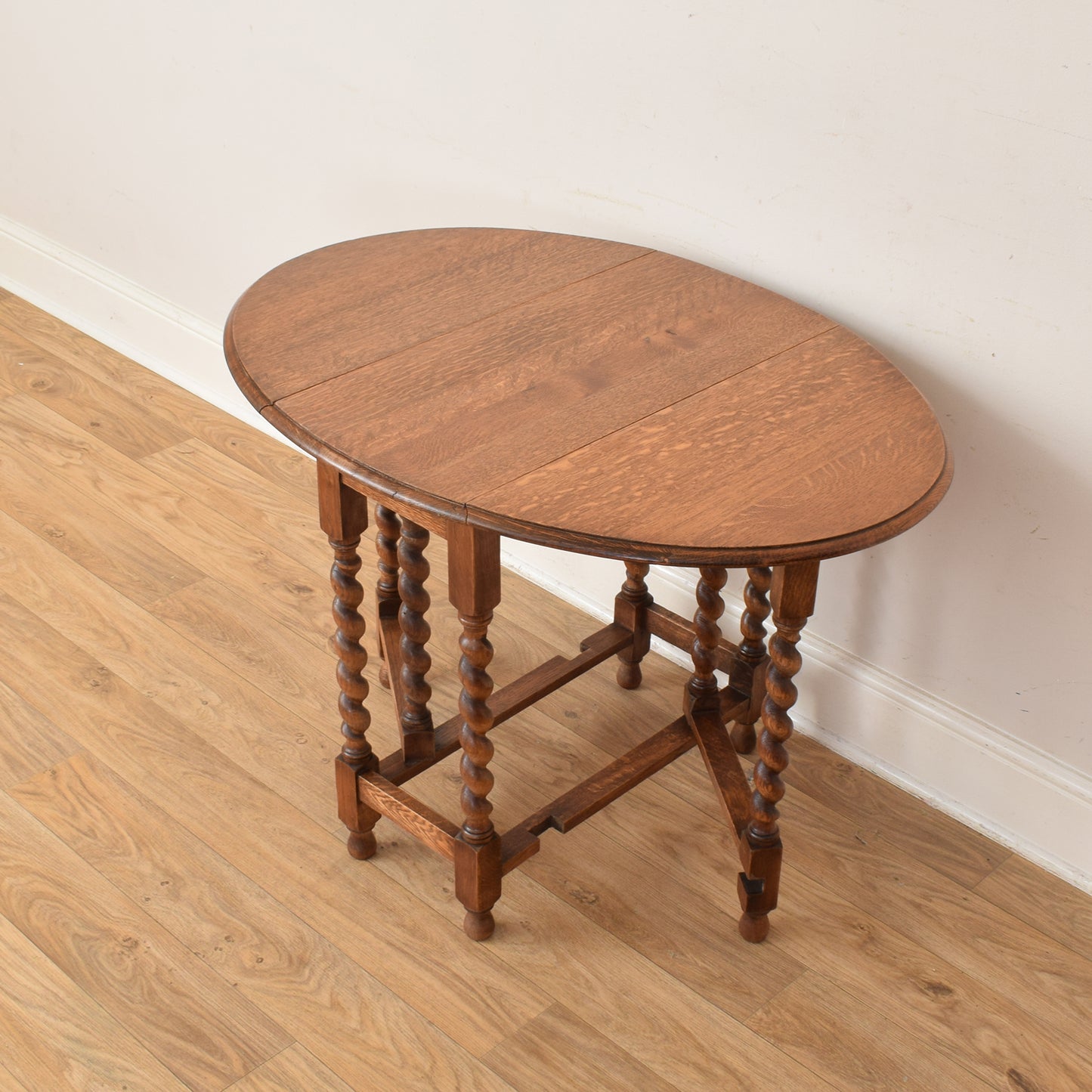 Barley Twist Drop Leaf Table