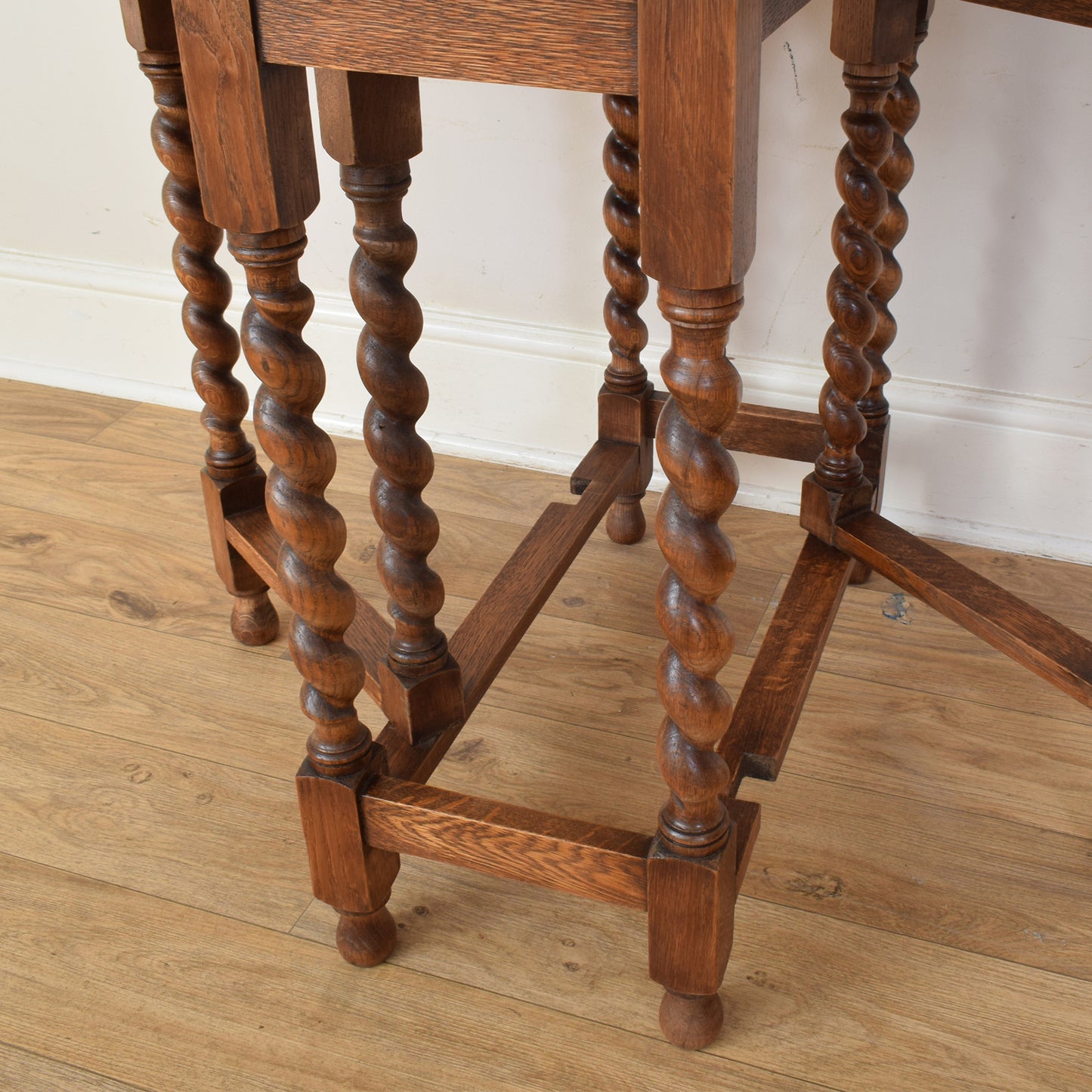 Barley Twist Drop Leaf Table