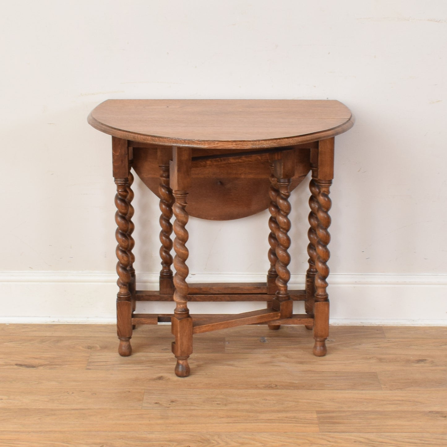 Barley Twist Drop Leaf Table