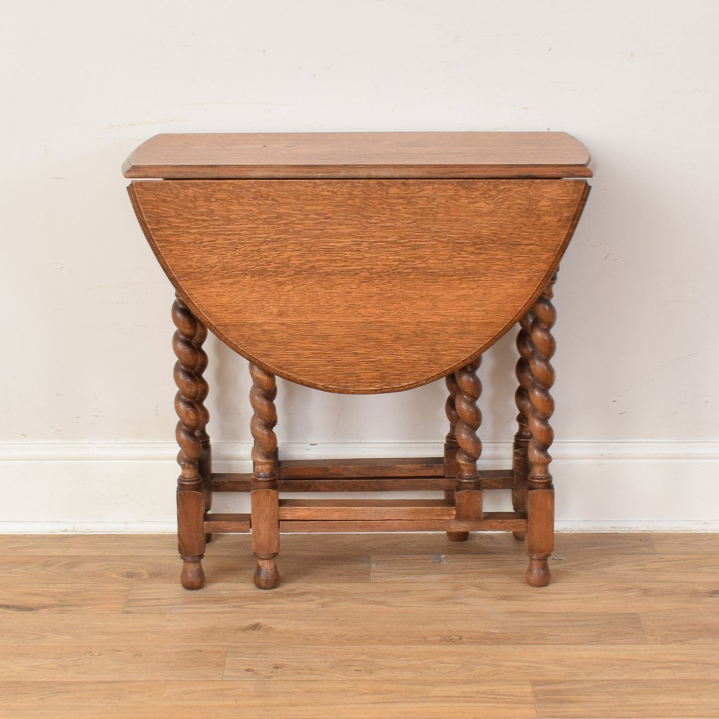 Barley Twist Drop Leaf Table