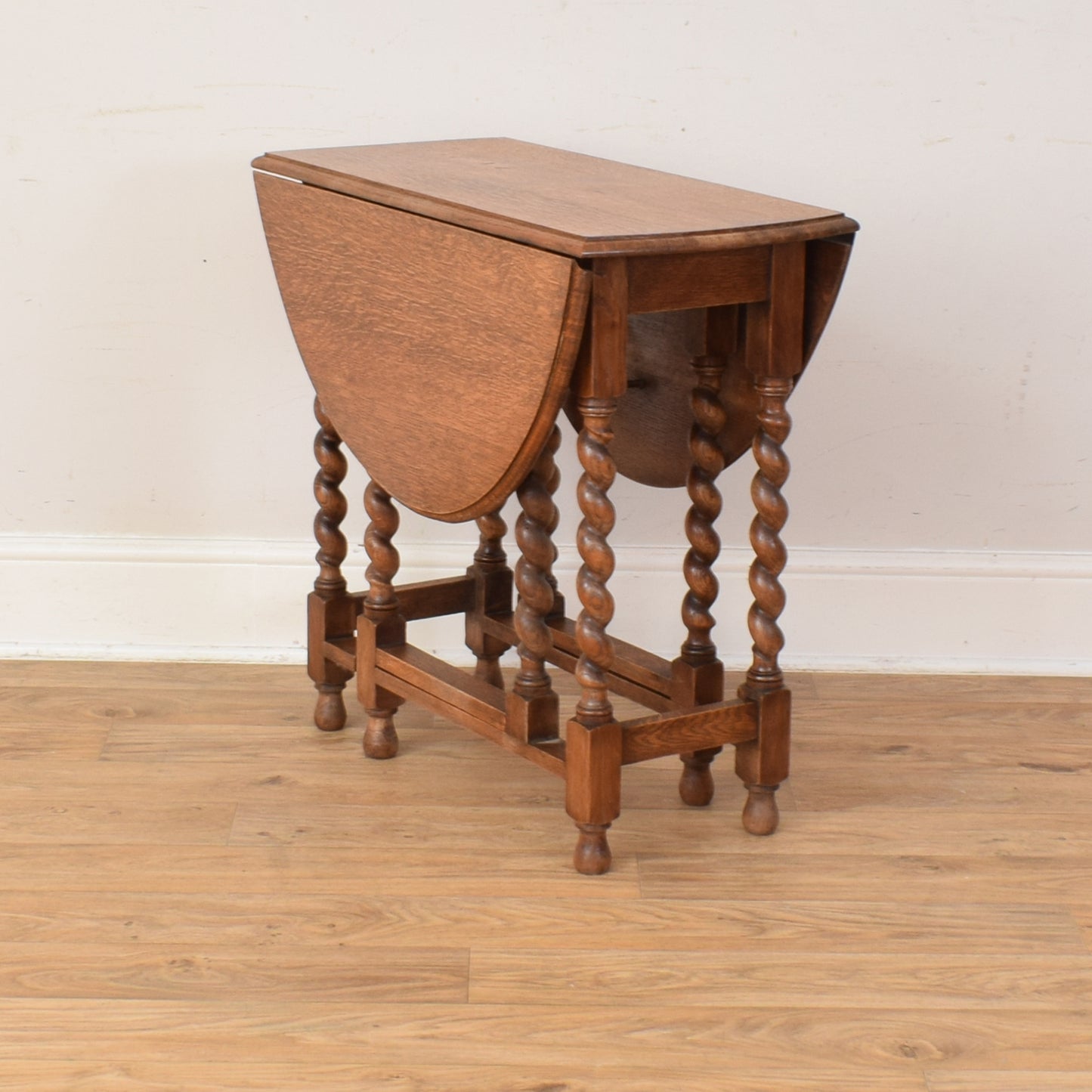 Barley Twist Drop Leaf Table
