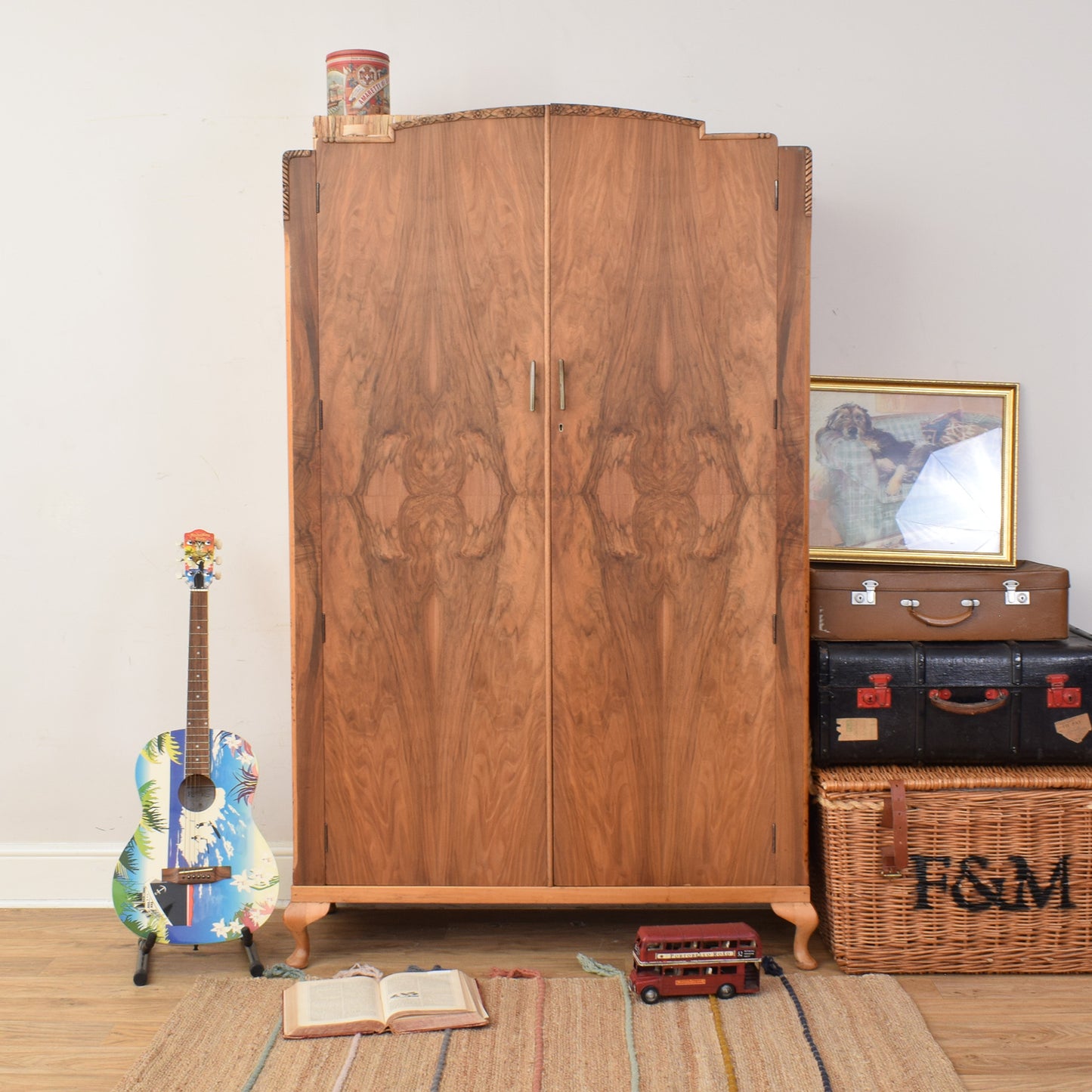 Walnut Veneer Wardrobe