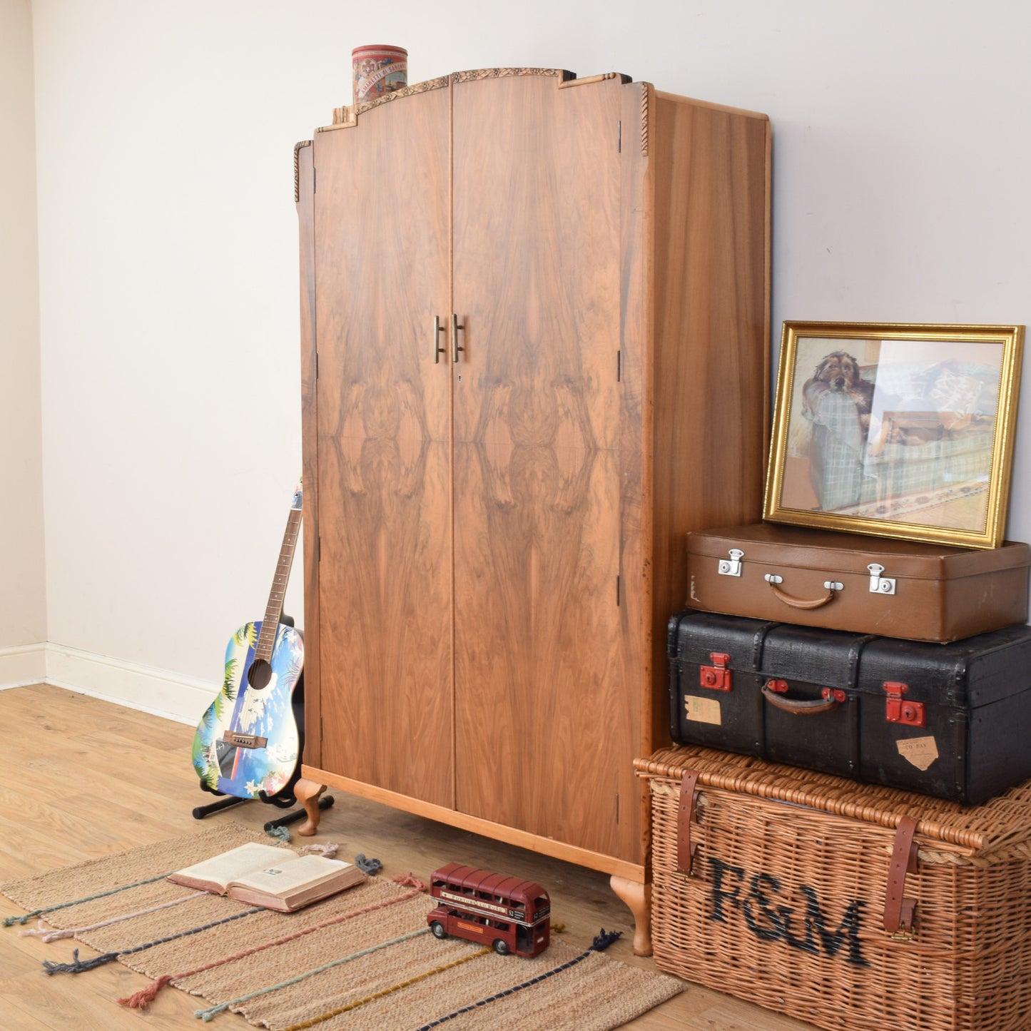 Walnut Veneer Wardrobe