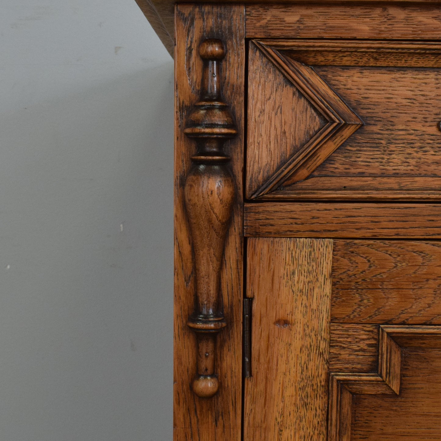 Carved Oak Sideboard