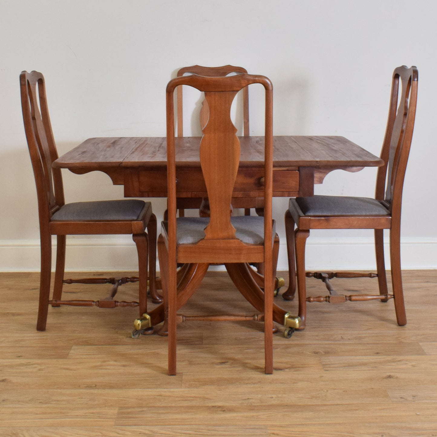 Restored Table and Four Chairs