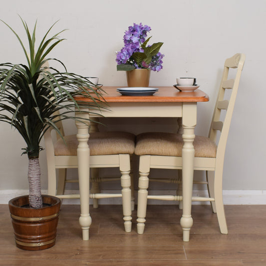 Restored Table And Two Chairs