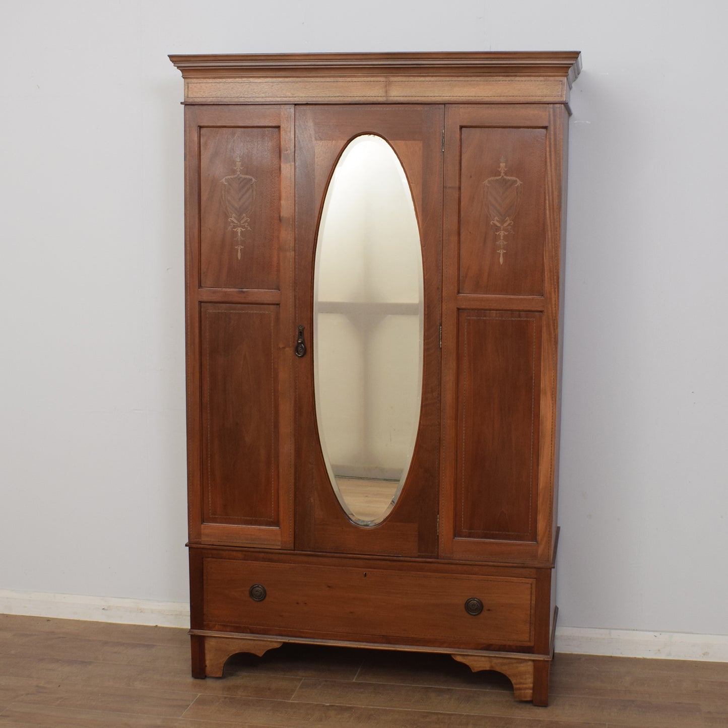 Vintage Mahogany Hallrobe