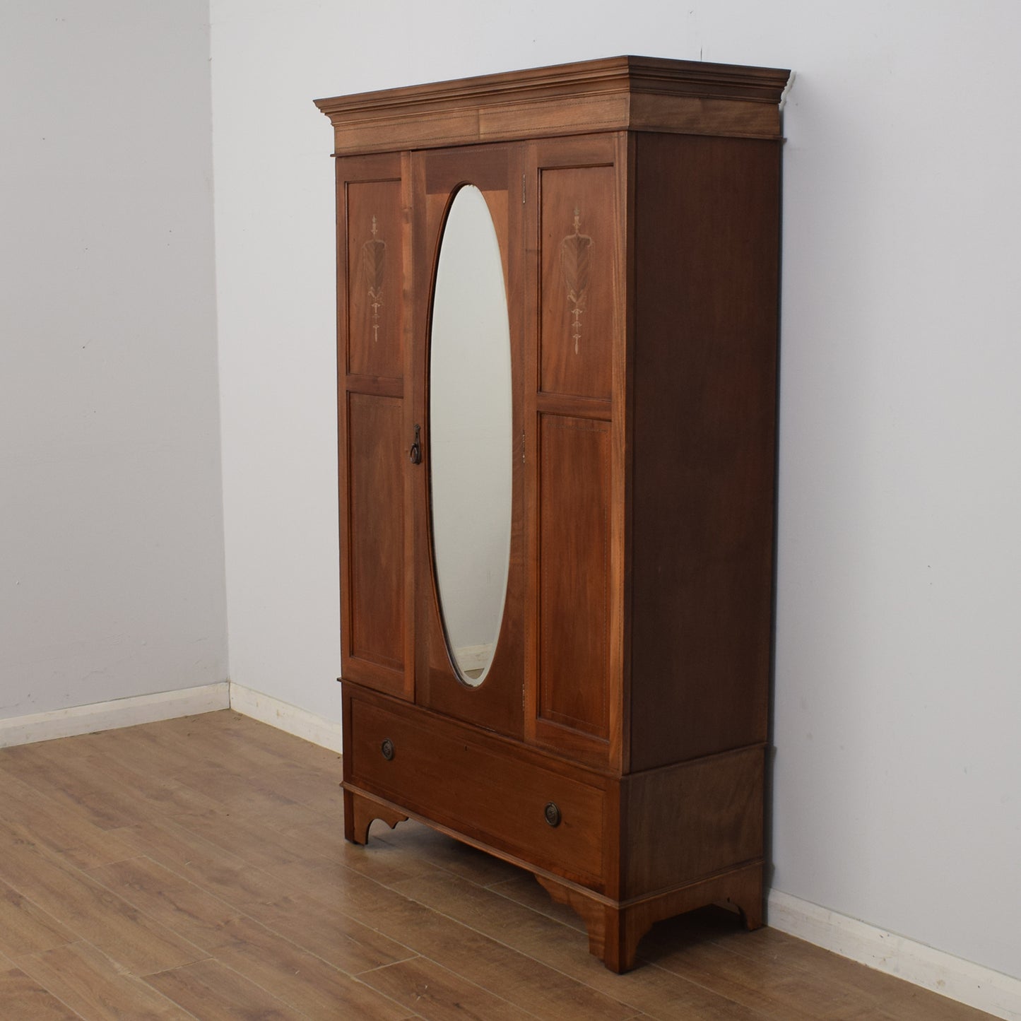 Vintage Mahogany Hallrobe