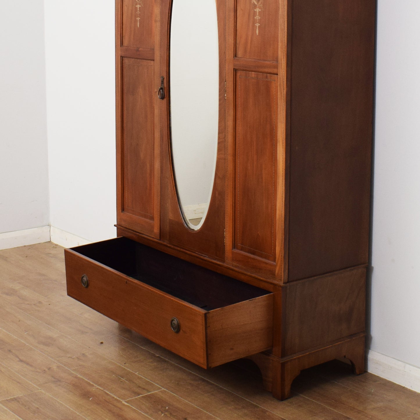 Vintage Mahogany Hallrobe