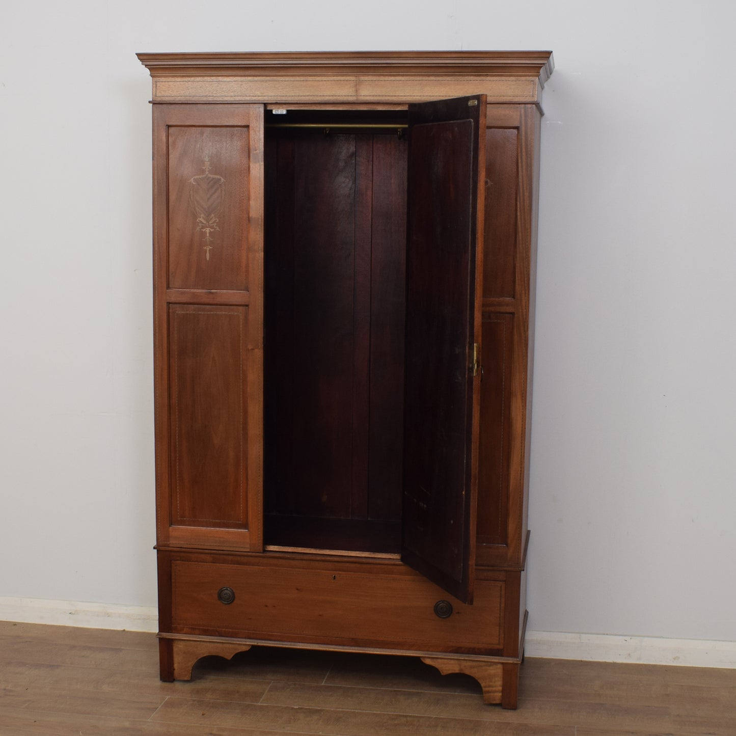 Vintage Mahogany Hallrobe