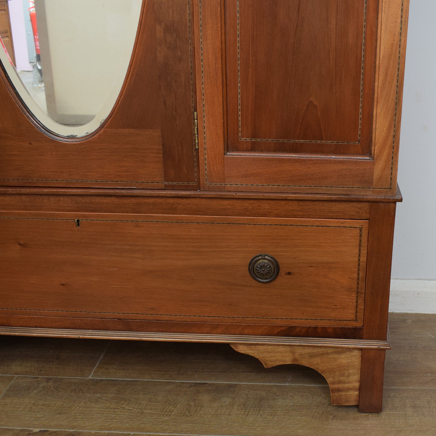 Vintage Mahogany Hallrobe