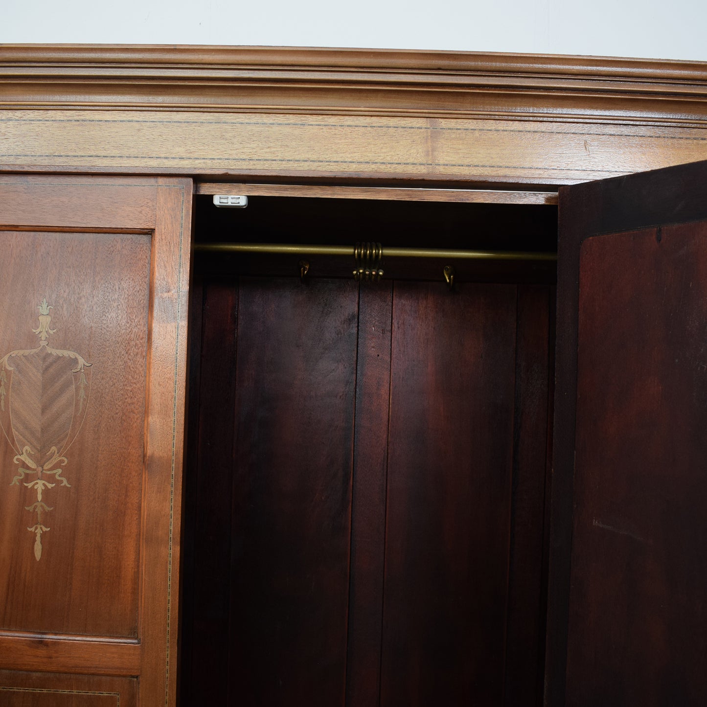 Vintage Mahogany Hallrobe