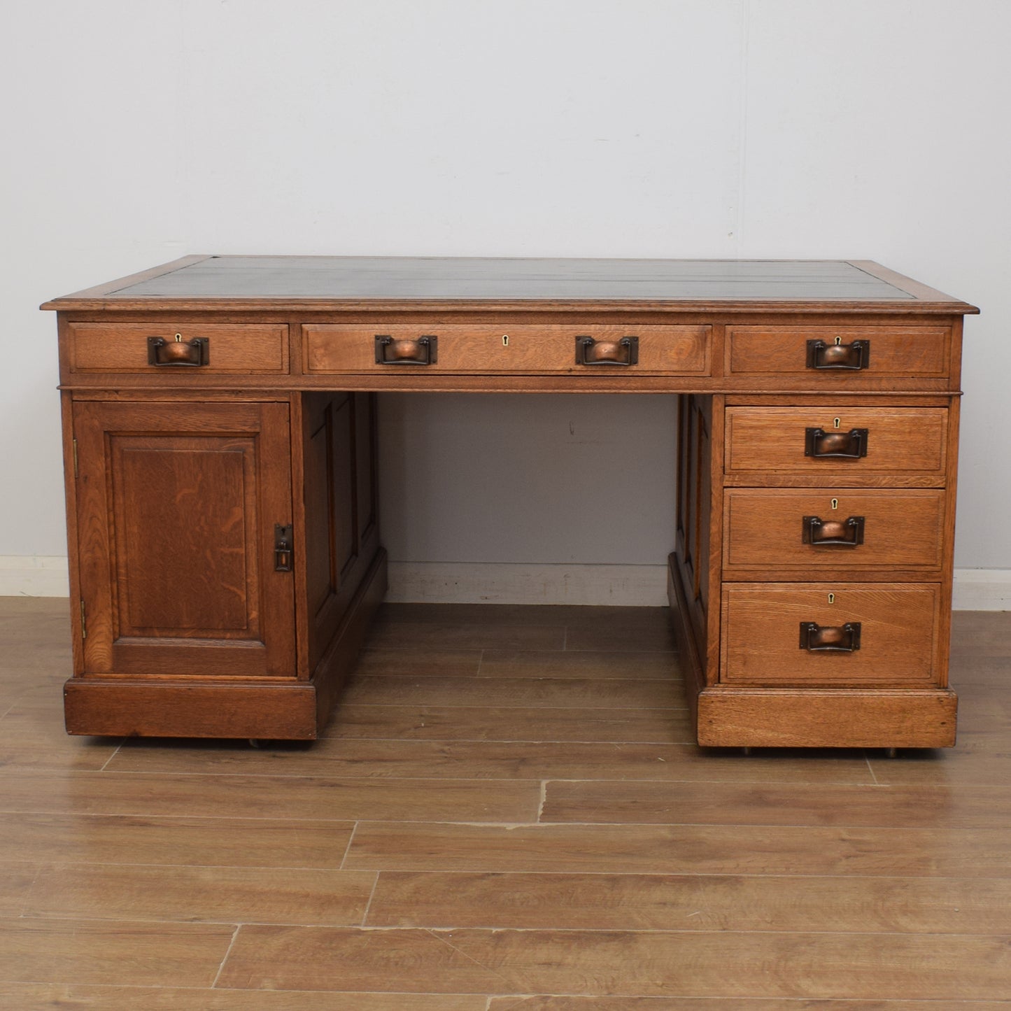 Restored Oak Partners Desk