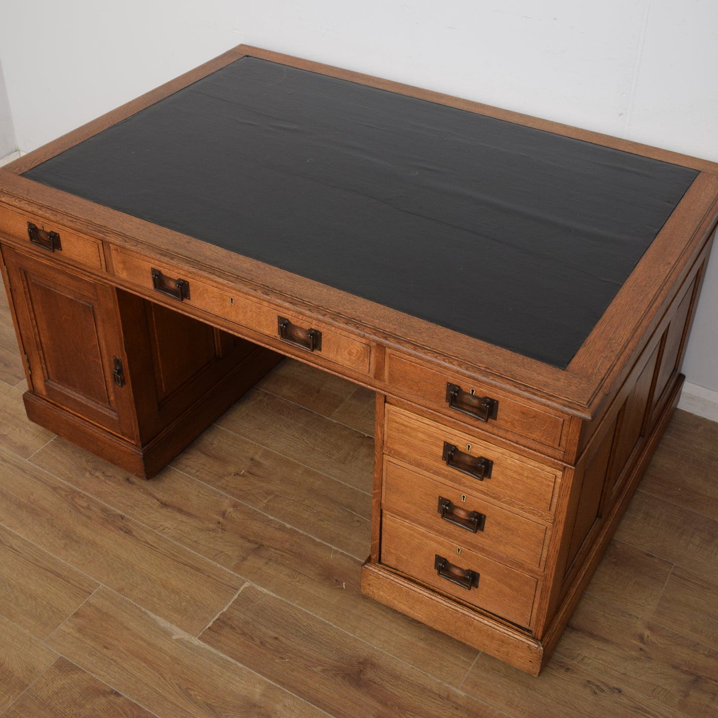 Restored Oak Partners Desk