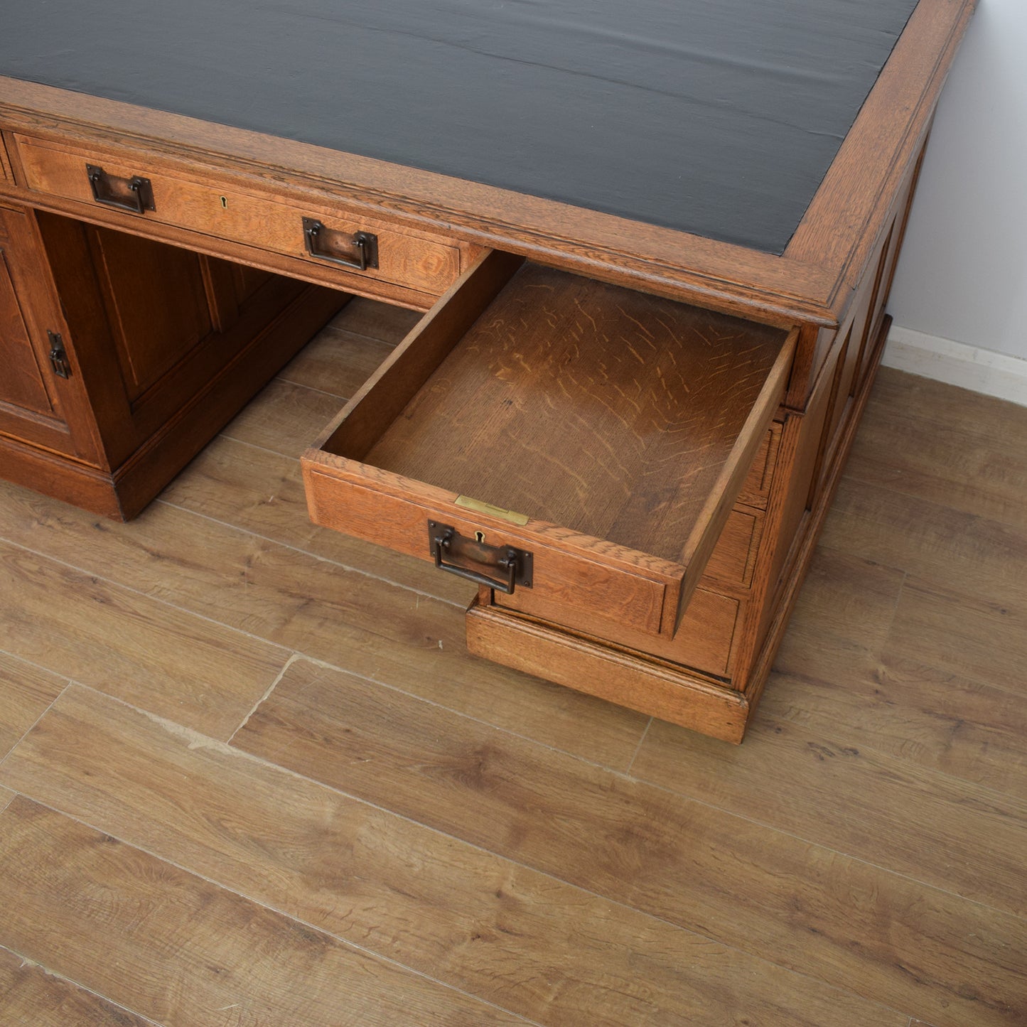 Restored Oak Partners Desk