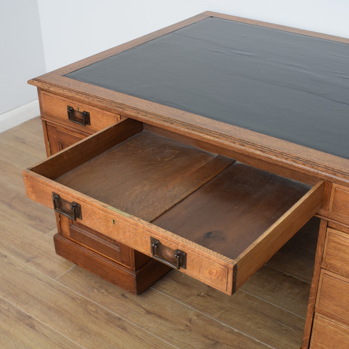 Restored Oak Partners Desk