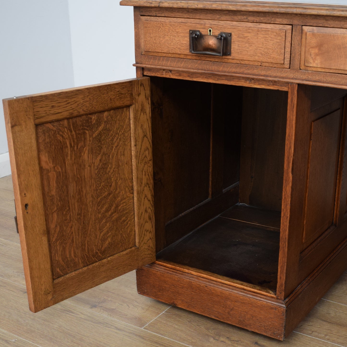 Restored Oak Partners Desk