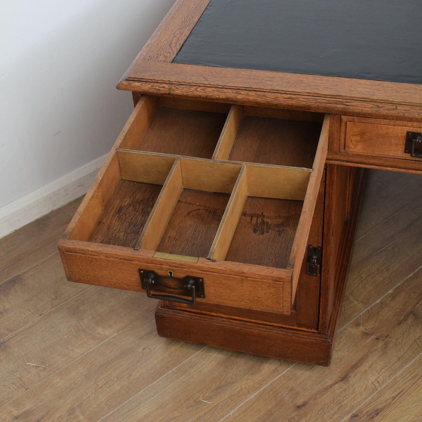 Restored Oak Partners Desk