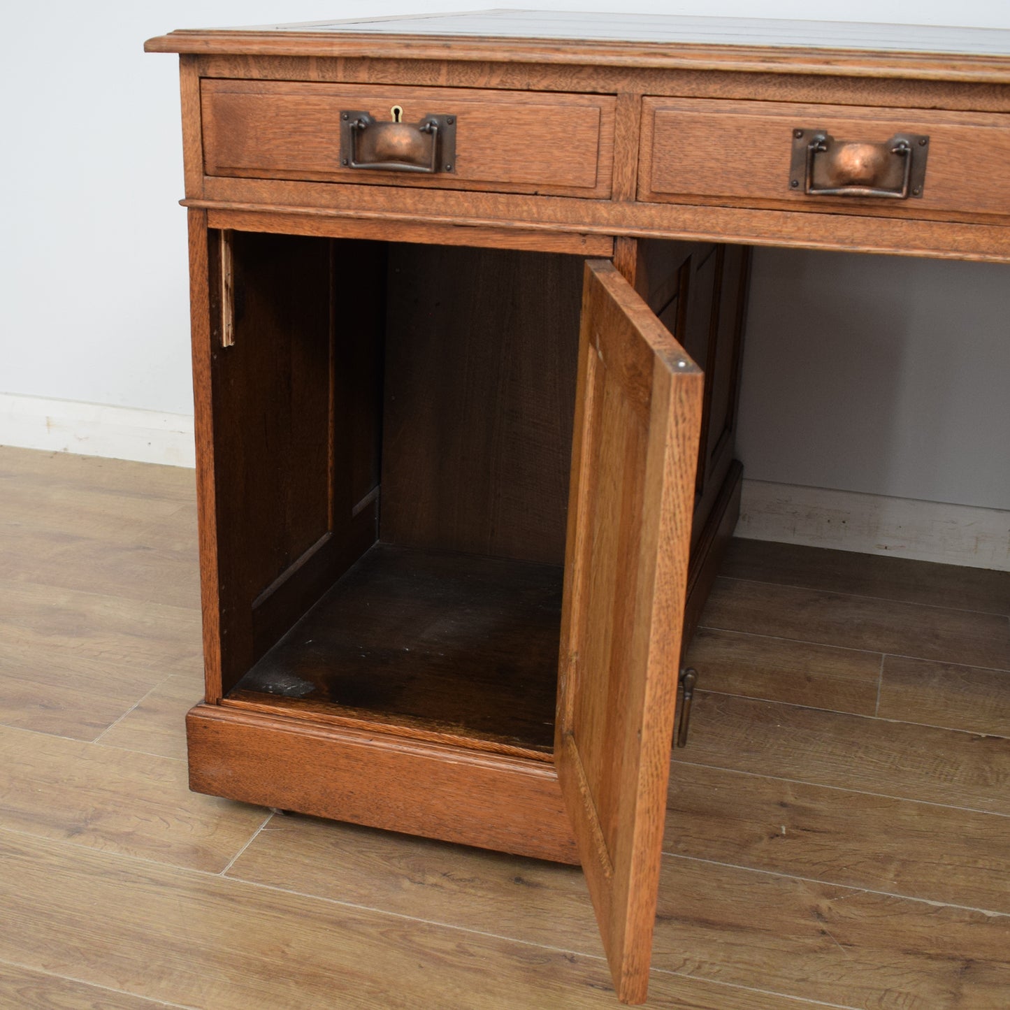 Restored Oak Partners Desk