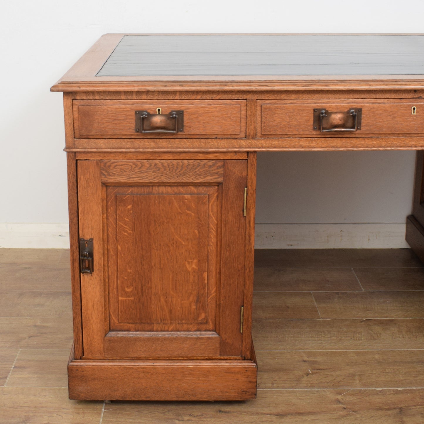 Restored Oak Partners Desk