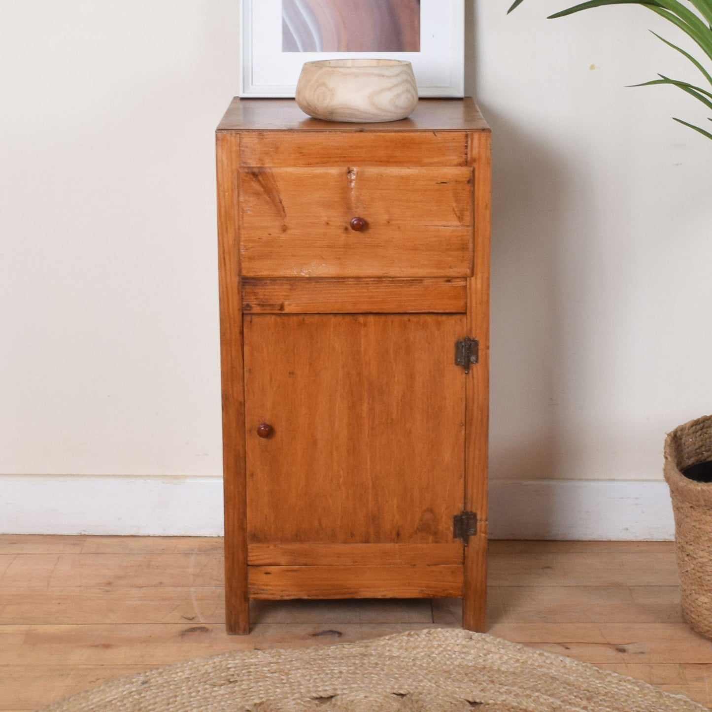 Rustic Pine Bedside