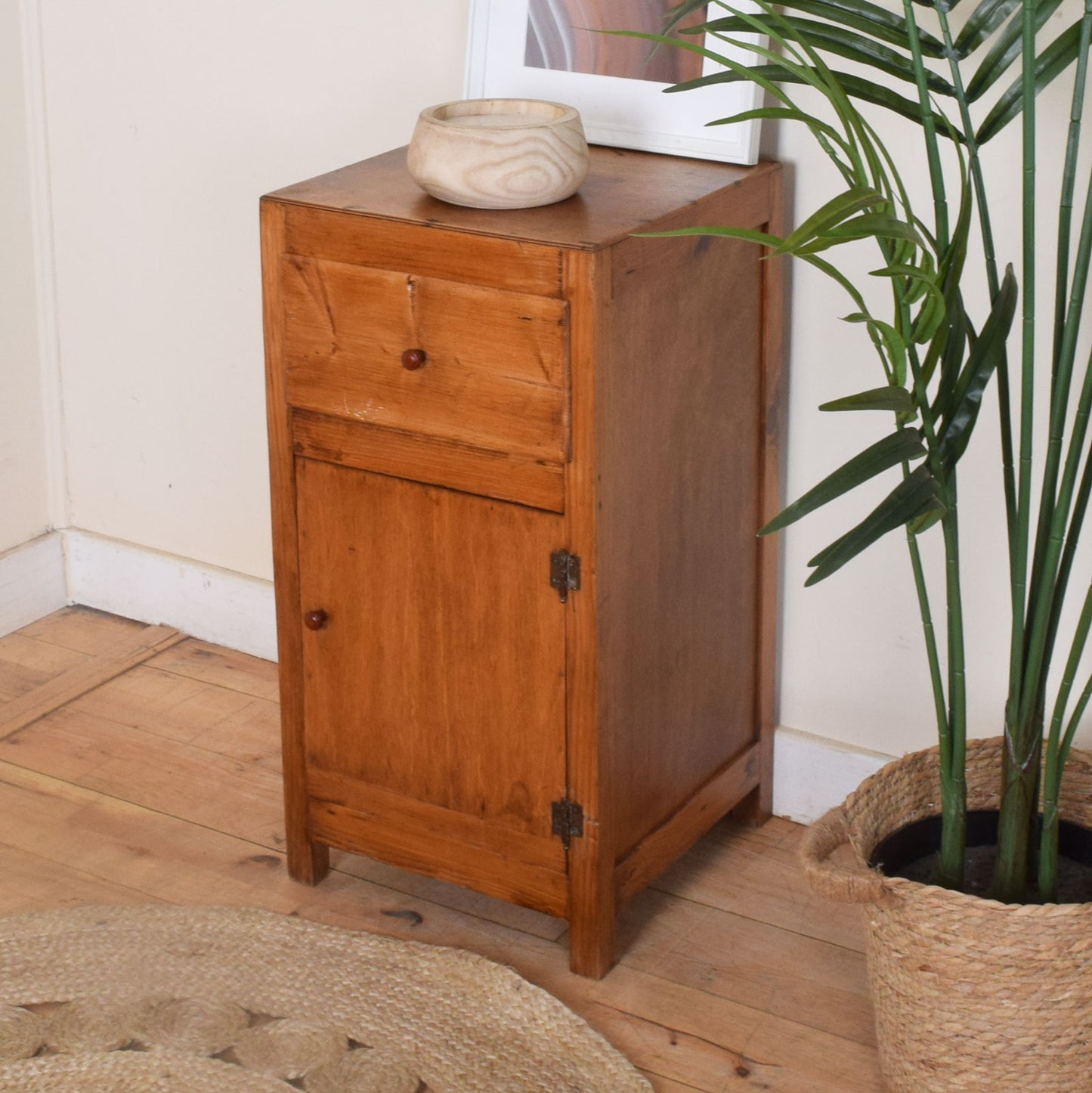 Rustic Pine Bedside