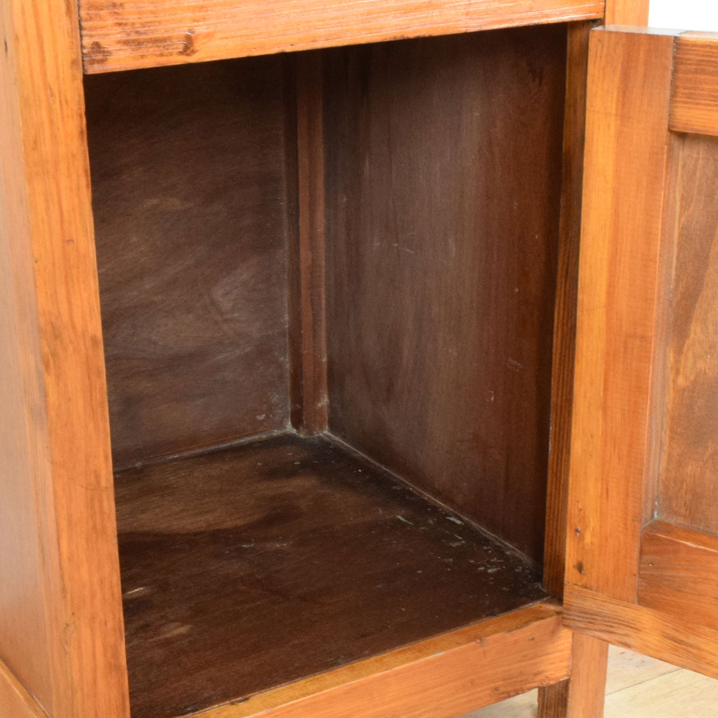 Rustic Pine Bedside