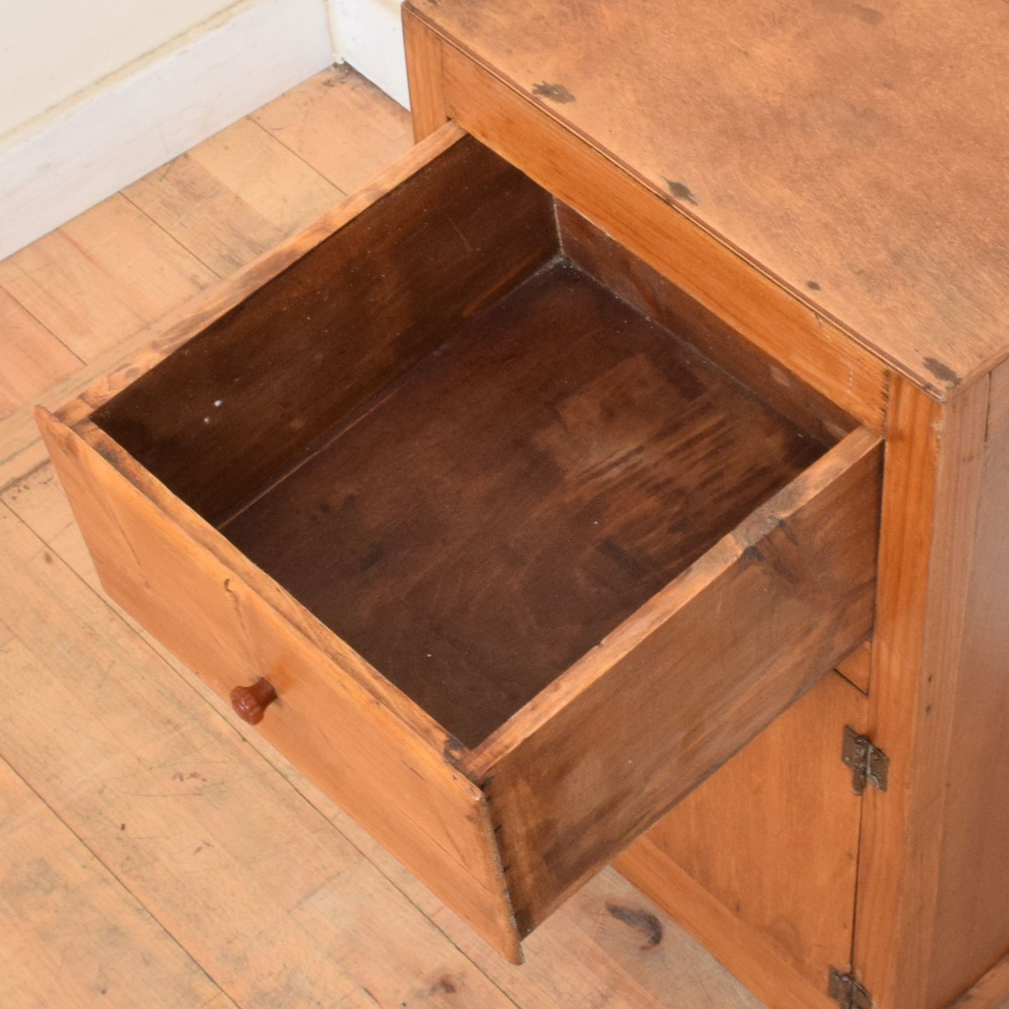 Rustic Pine Bedside