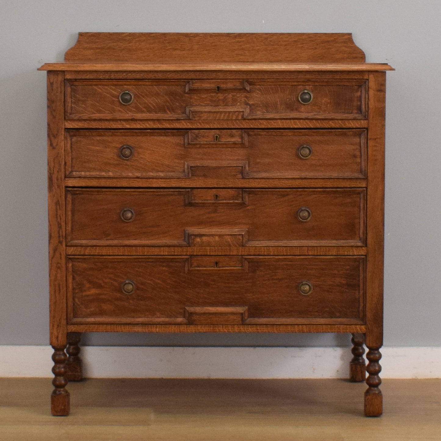 Restored Oak Chest of Drawers