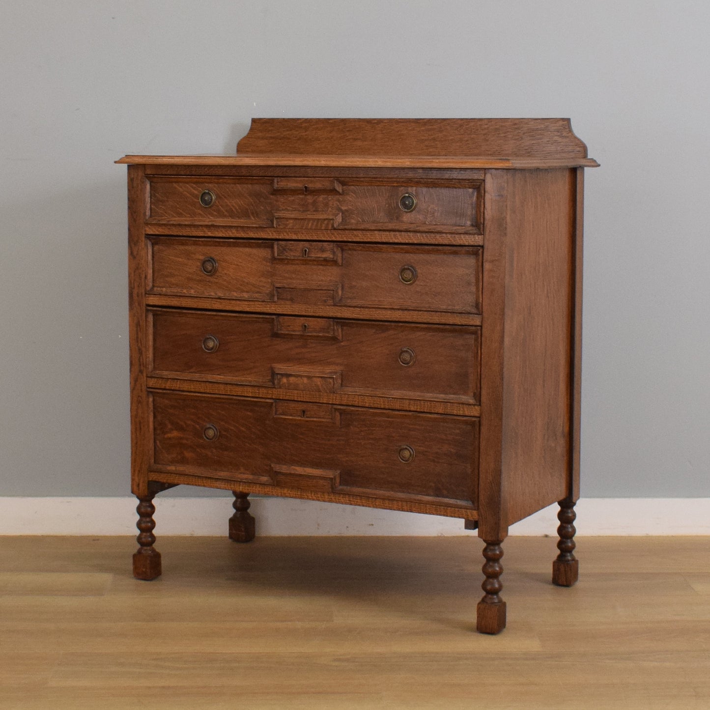 Restored Oak Chest of Drawers