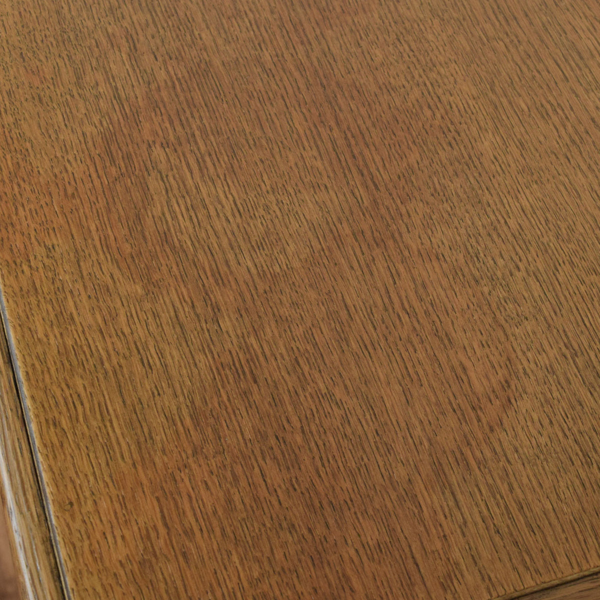 Restored Oak Linenfold Low Bookcase